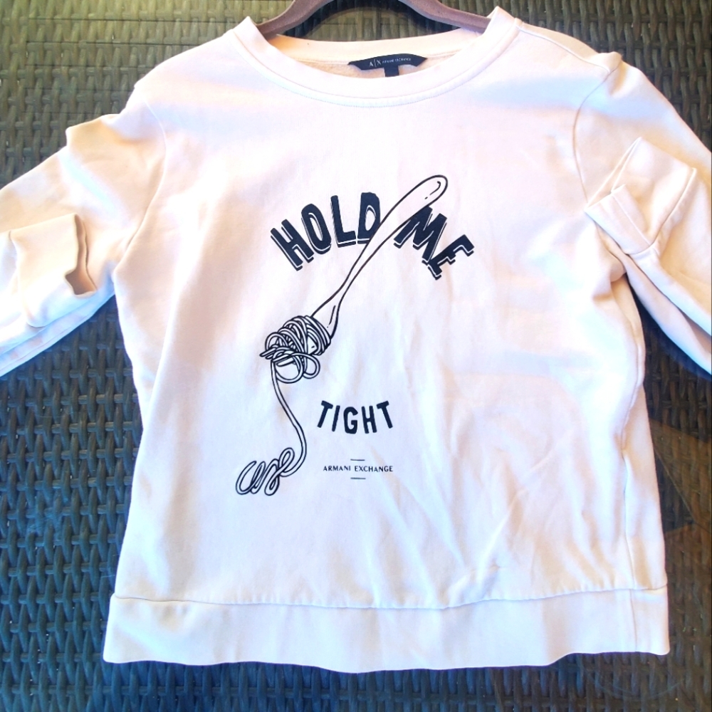 Hold Me Tight - Armani Exchange Cotton Sweatshirt - Size Medium